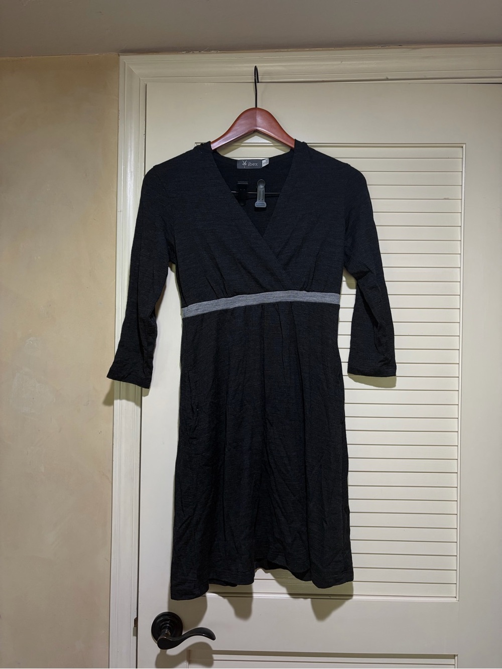 Ibex Merino Wool Wrap Hooded Dress
